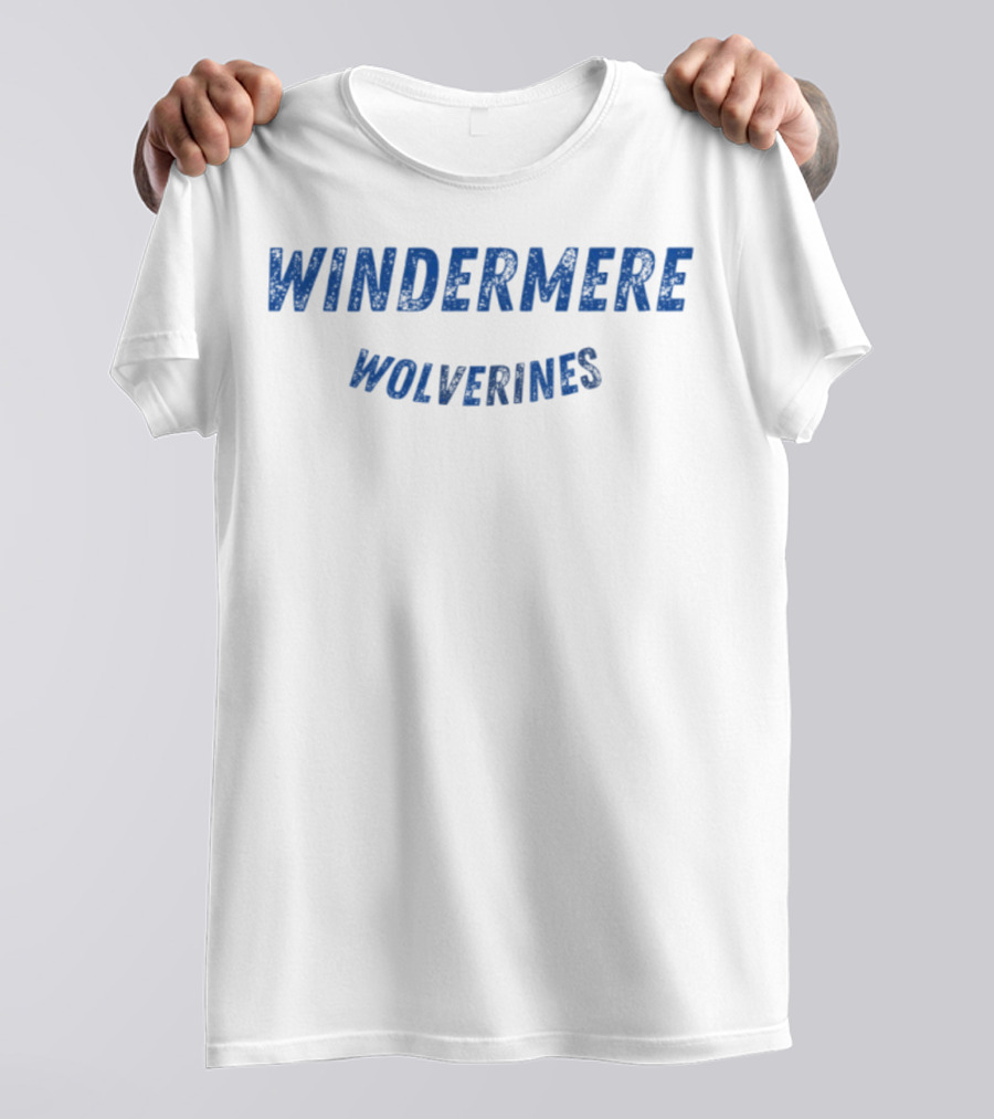 Windermere Wolverines Retro Sports High School T-Shirt