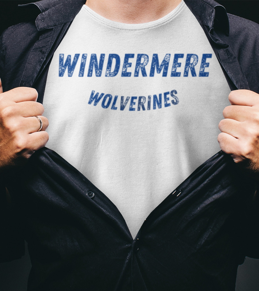 Windermere Wolverines Retro Sports High School T-Shirt