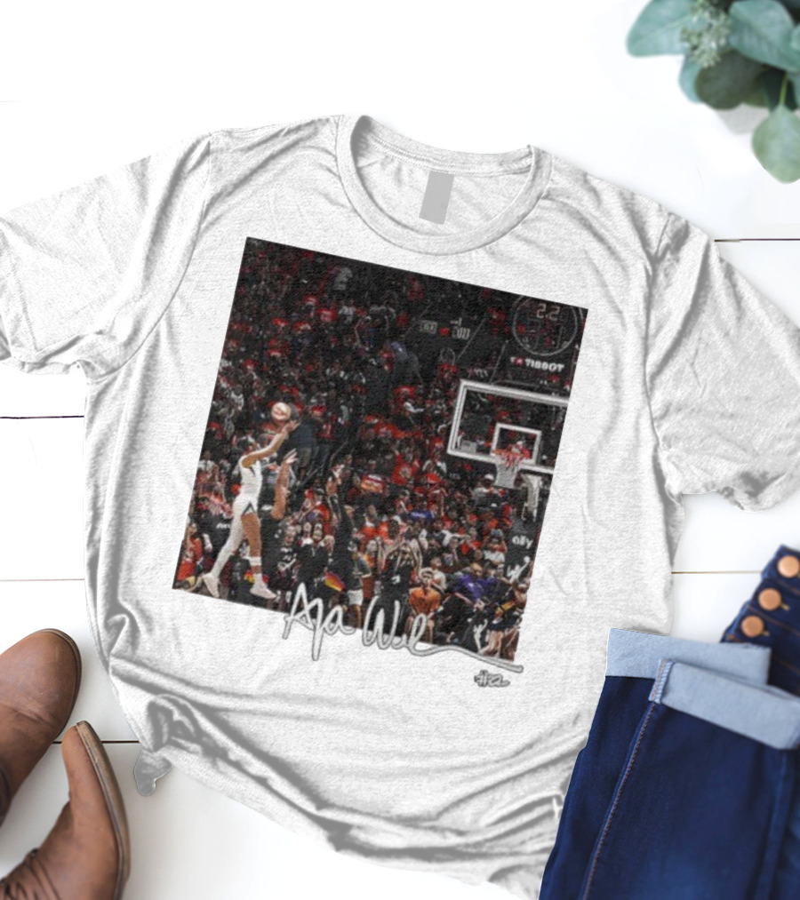 A'ja Wilson Las Vegas Aces Basketball Star Signature Moment T-Shirt