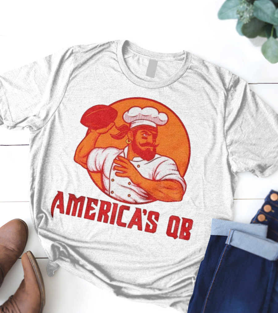 Baker Mayfield America's QB Chef Tampa Bay Buccaneers Football T-Shirt