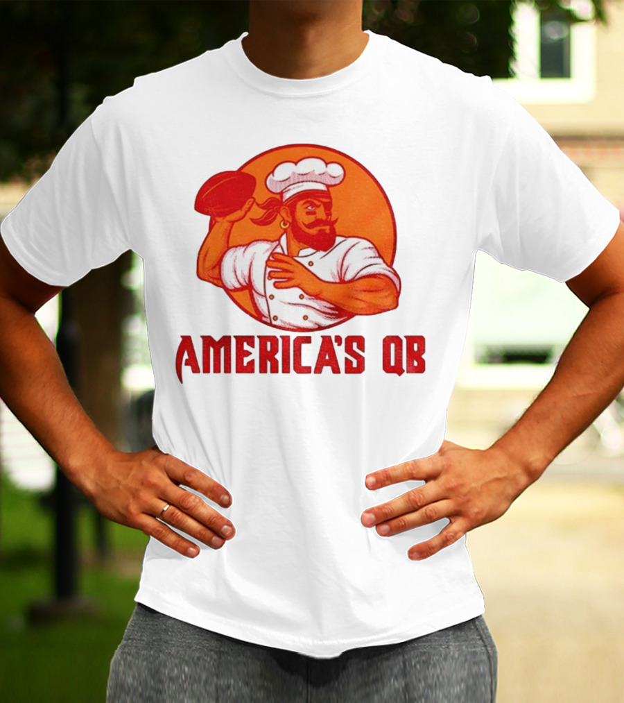 Baker Mayfield America's QB Chef Tampa Bay Buccaneers Football T-Shirt