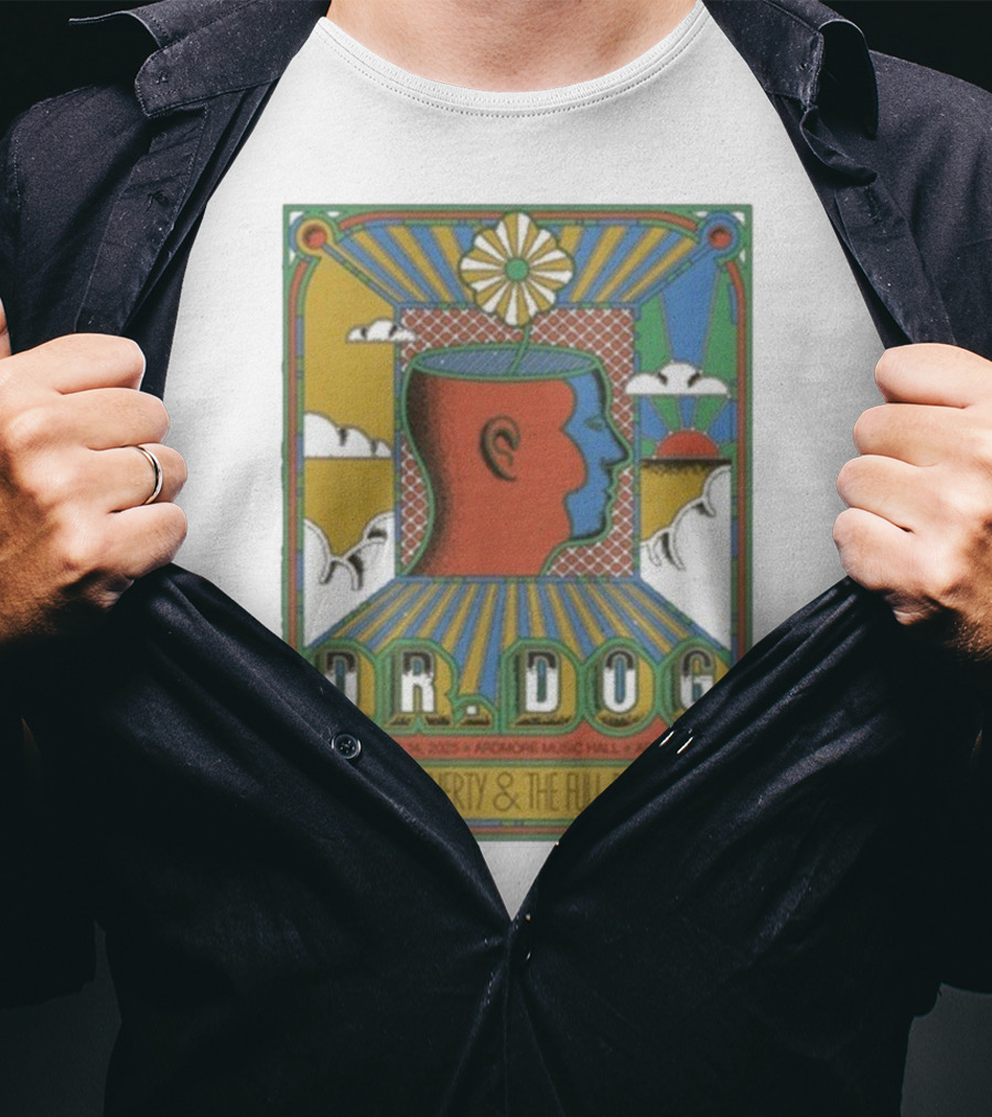 Dr. Dog Ardmore Music Hall October 13-14 2025 With Pat Finnerty And The Full Band Ardmore PA T-Shirt