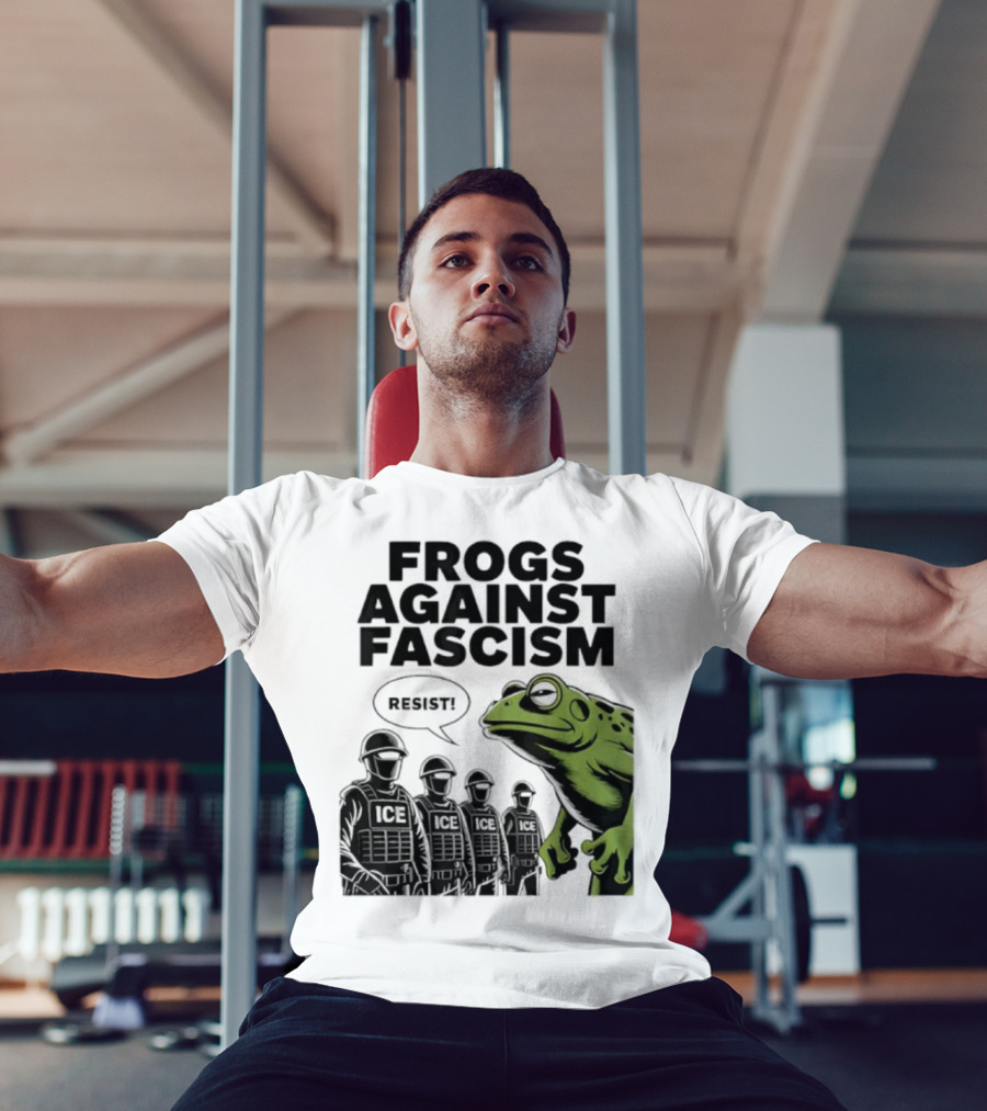 Frogs Against Fascism Resist No Kings USA 50501 T-Shirt
