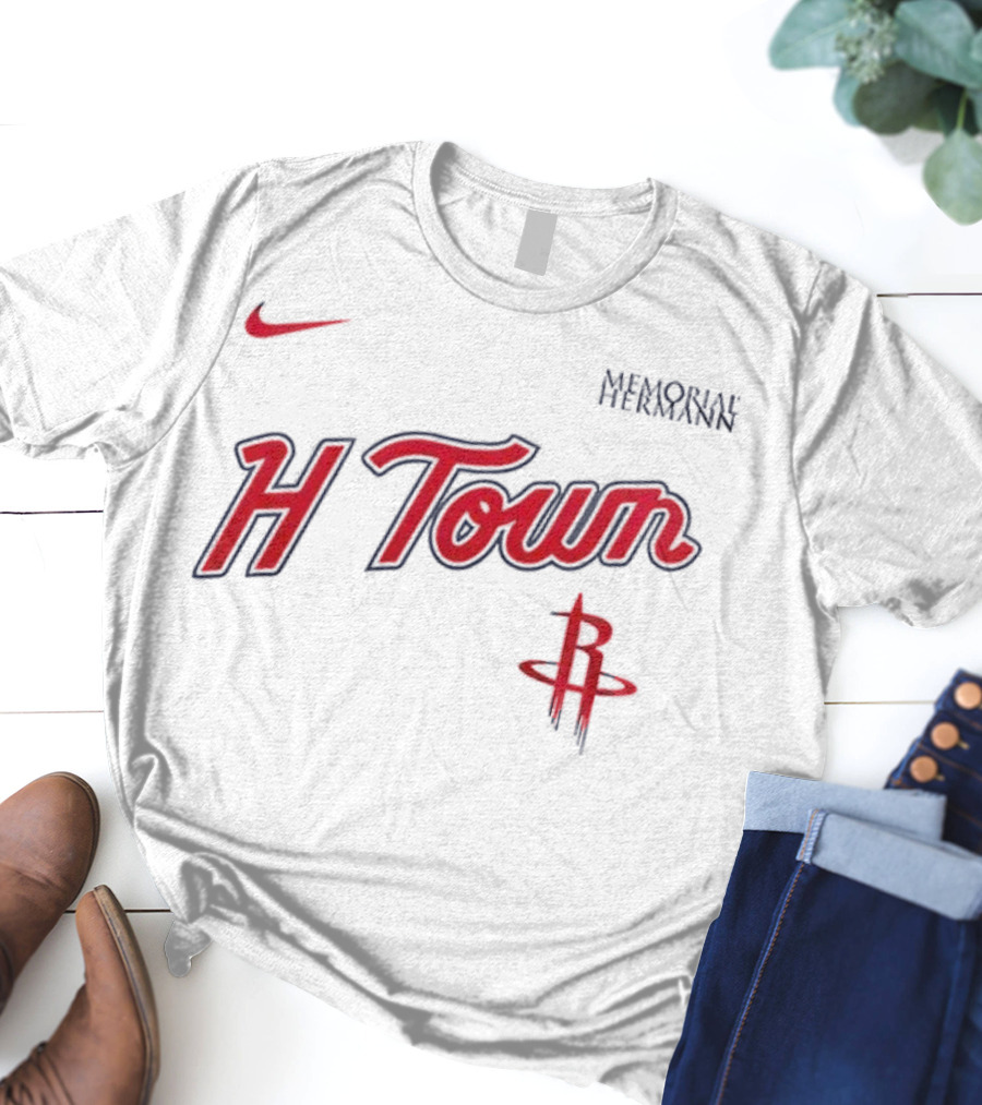 H-Town Nike Houston Rockets Memorial Hermann Edition T-Shirt