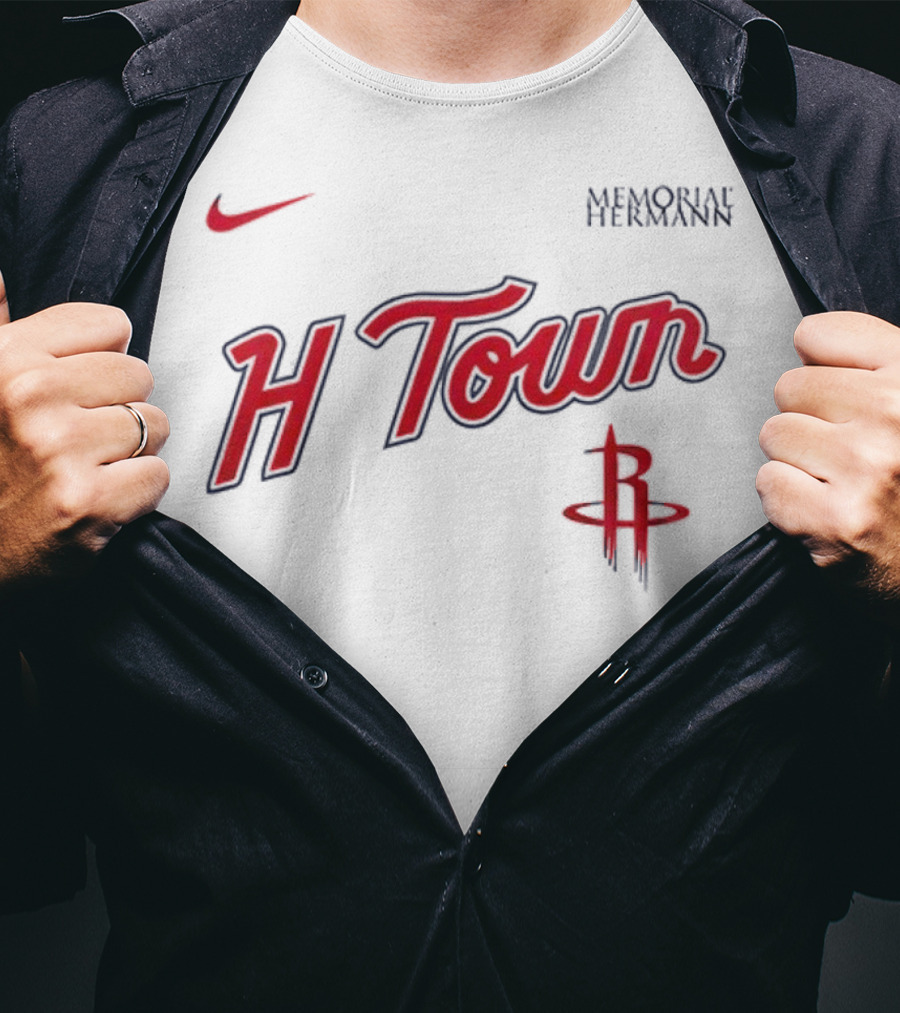 H-Town Nike Houston Rockets Memorial Hermann Edition T-Shirt