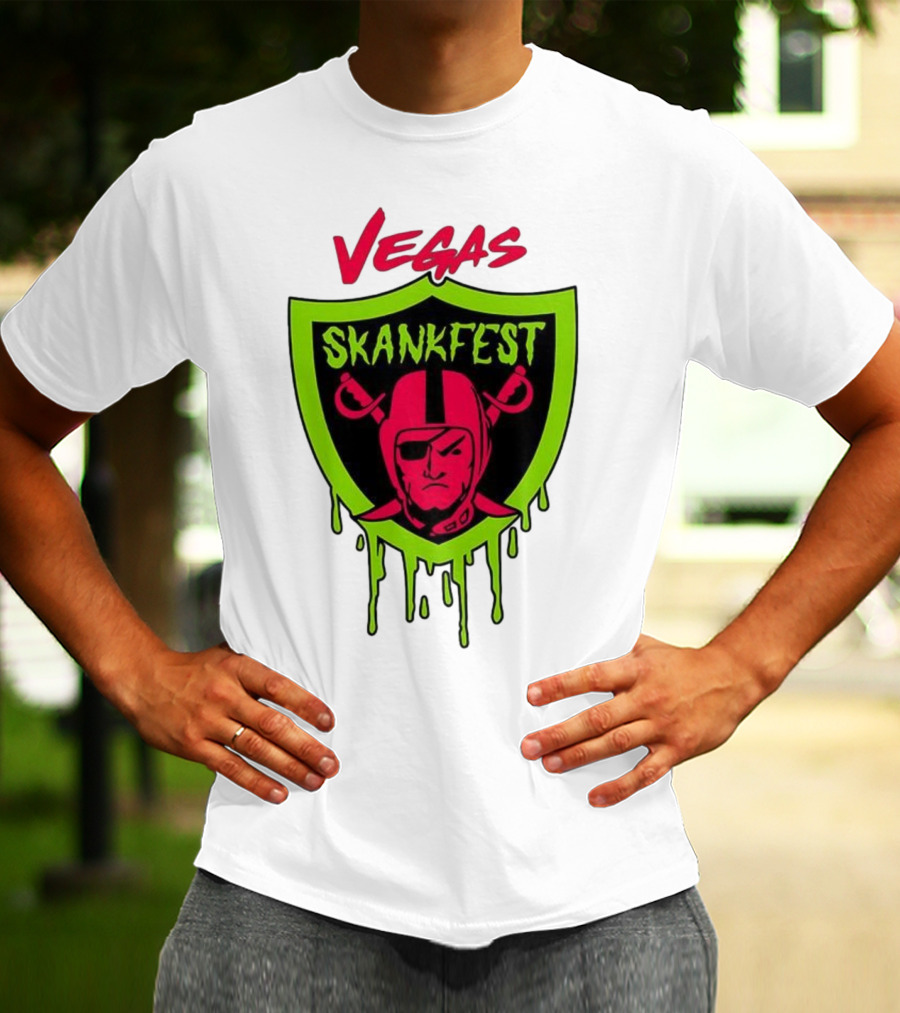 Vegas Skankfest Raiders Inspired Emblem T-Shirt