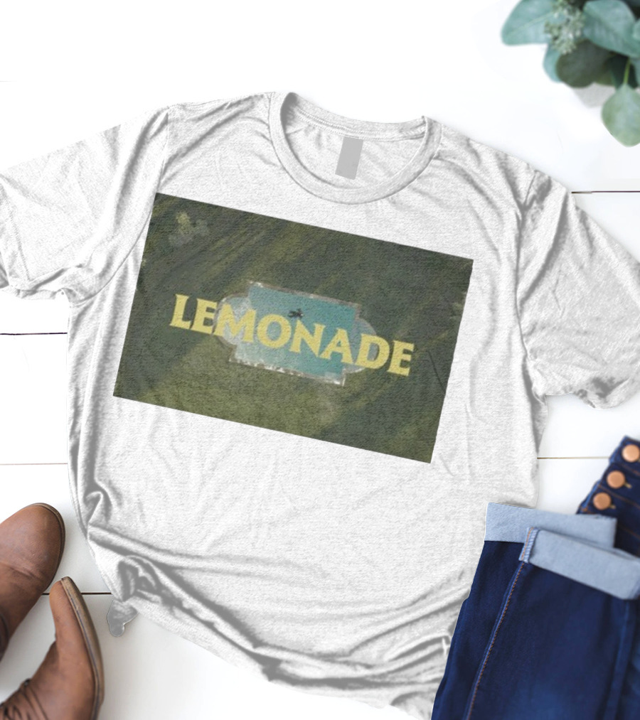 Louis Tomlinson Lemonade Aesthetic Pool Aerial View T-Shirt