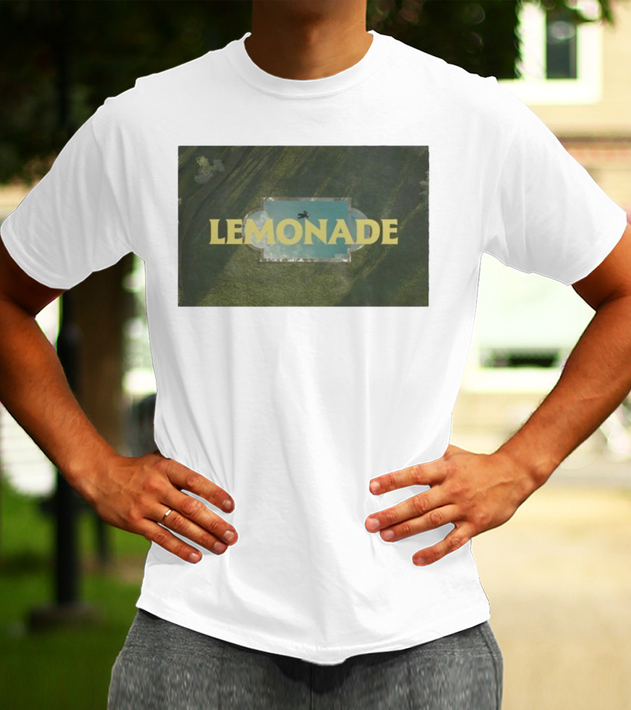 Louis Tomlinson Lemonade Aesthetic Pool Aerial View T-Shirt