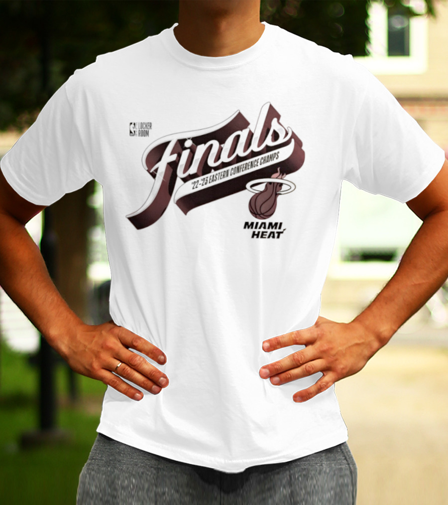 Miami Heat Eastern Conference Finals Champions 2023 Baseline Finals T-Shirt