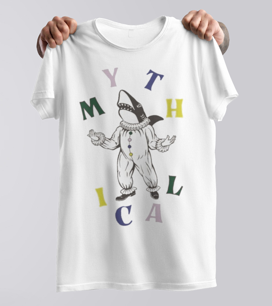 Mythical Clown Shark Funny Costume T-Shirt
