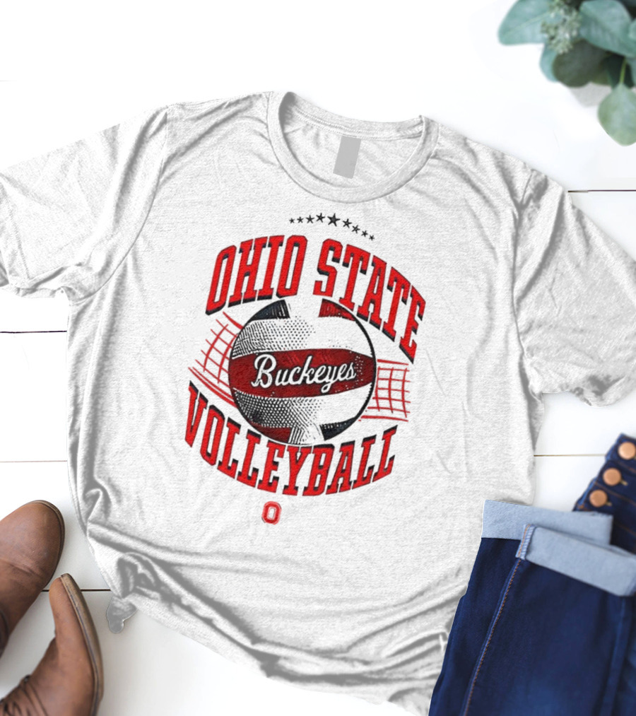 Ohio State Buckeyes Volleyball Vintage Retro Style T-Shirt