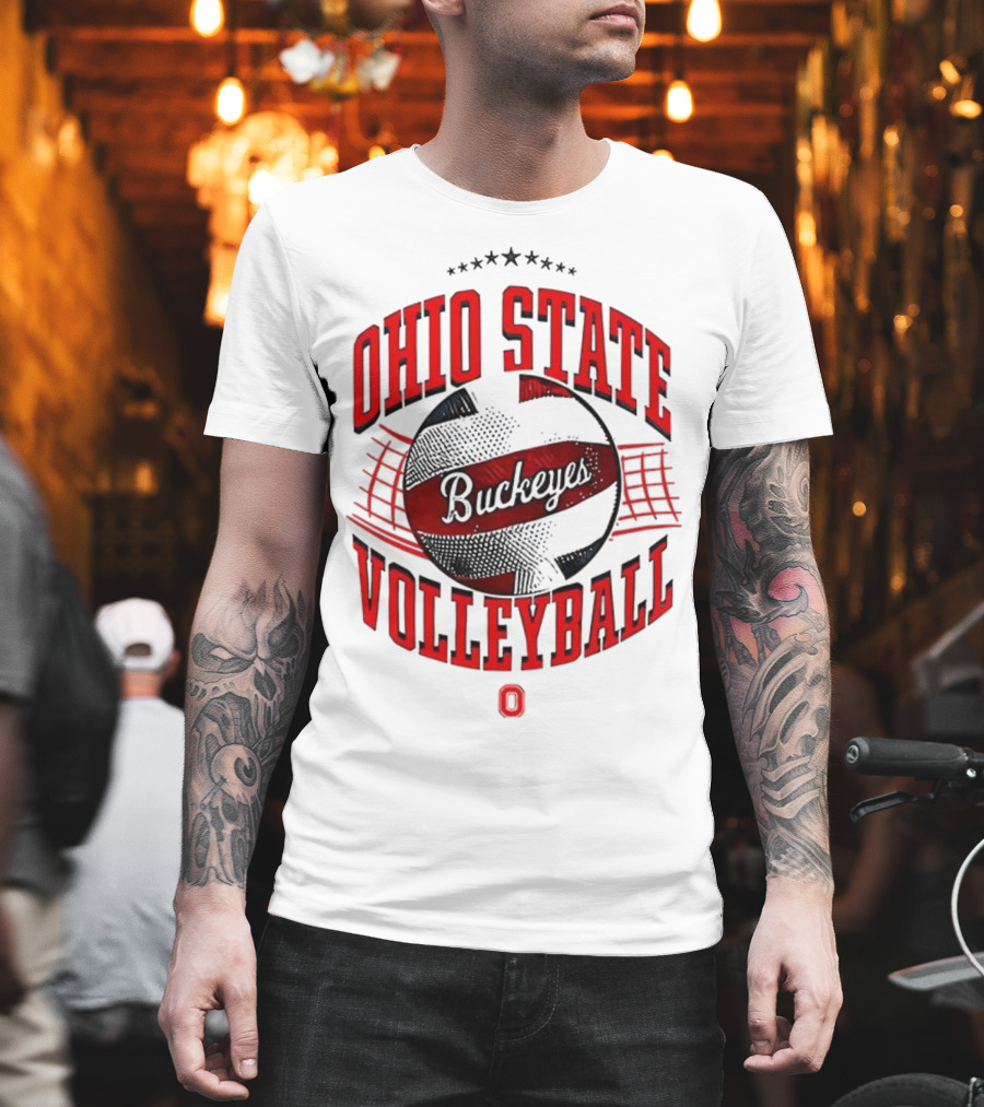 Ohio State Buckeyes Volleyball Vintage Retro Style T-Shirt