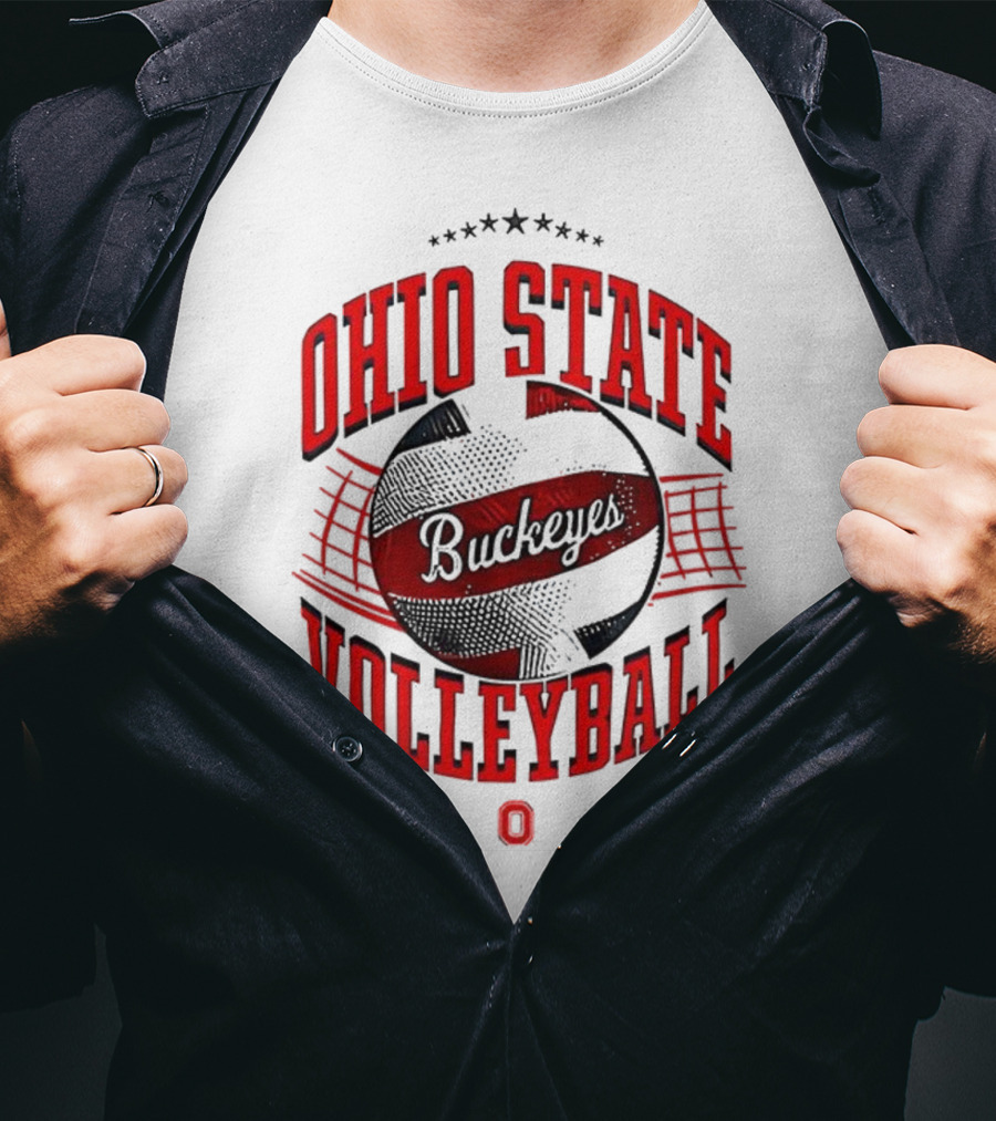 Ohio State Buckeyes Volleyball Vintage Retro Style T-Shirt
