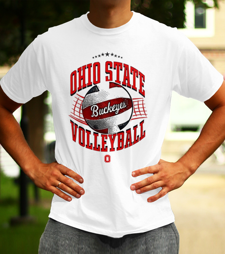 Ohio State Buckeyes Volleyball Vintage Retro Style T-Shirt