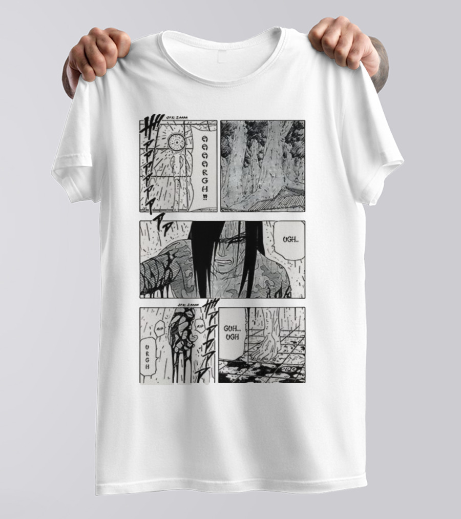 Orochimaru Legendary Sannin Manga Panels Ugh Aaargh Moments T-Shirt