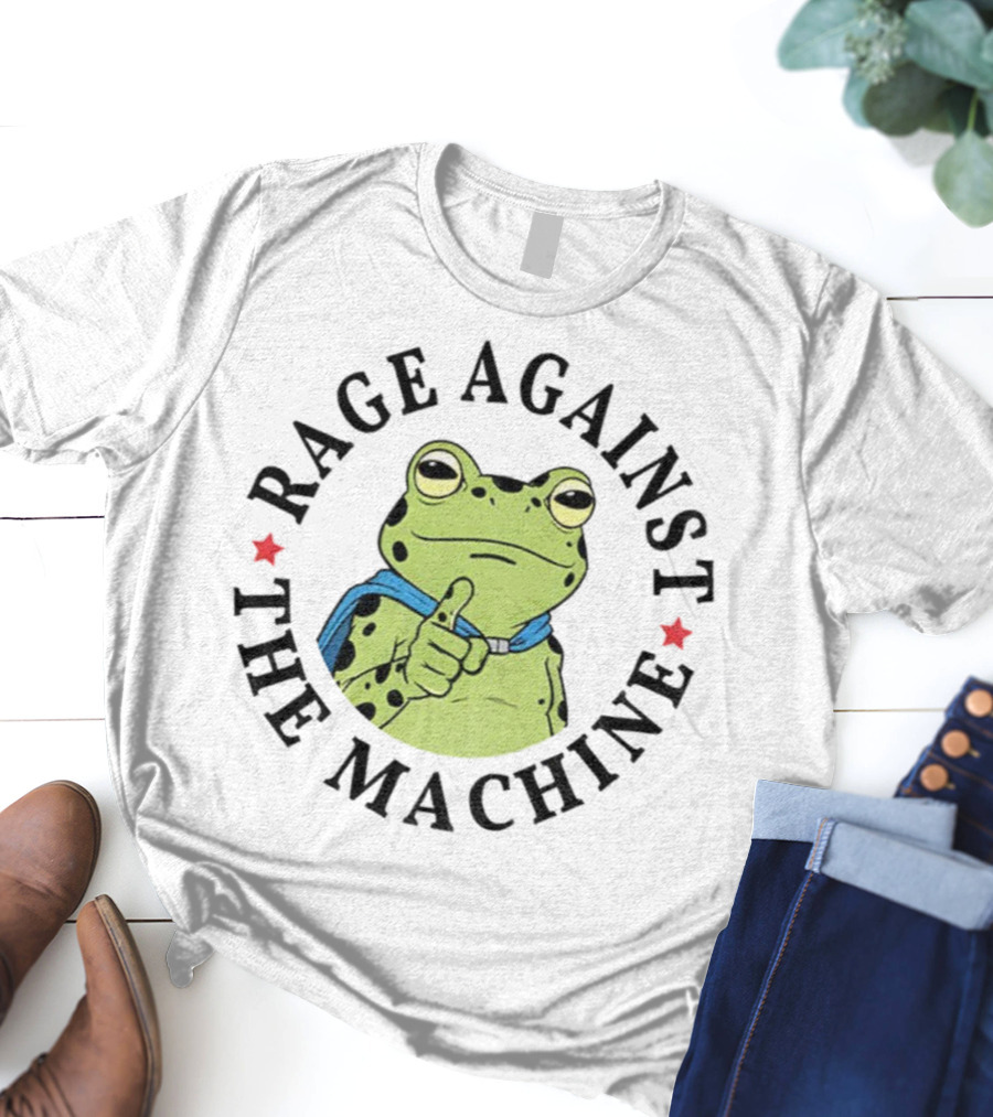 Rage Against The Machine Portland Frog Anti Trump T-Shirt