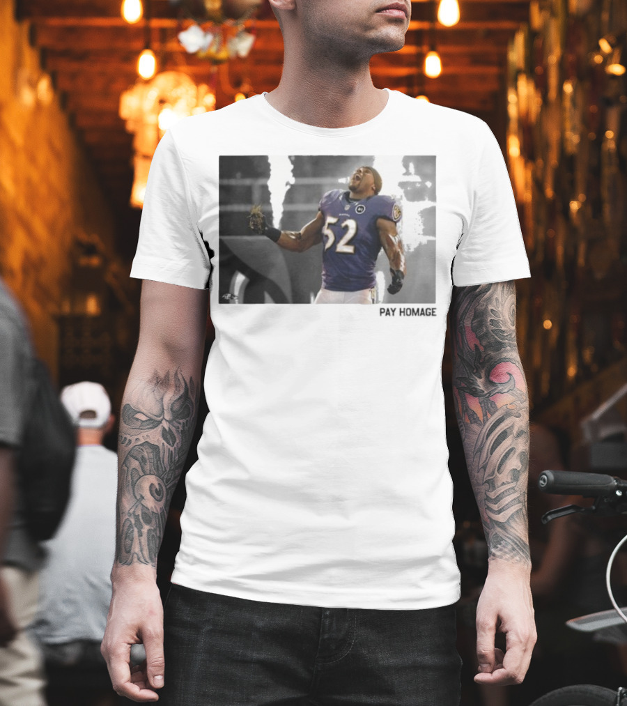 Ray Lewis Baltimore Ravens Legendary Passion NFL 52 T-Shirt