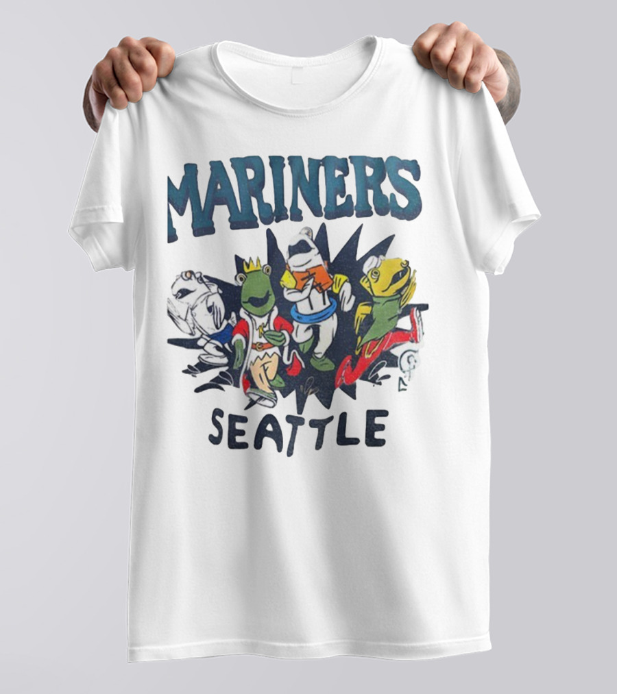 Mariners Seattle Salmon Run New Mascots T-Shirt