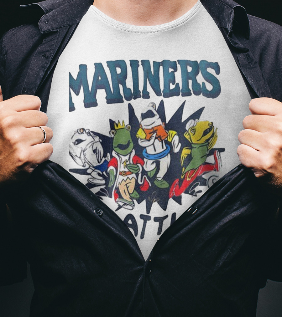 Mariners Seattle Salmon Run New Mascots T-Shirt