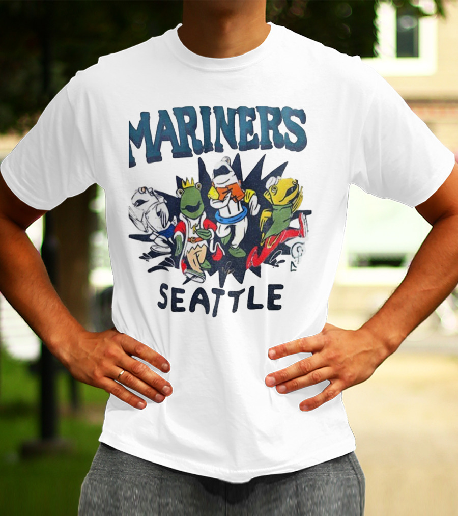 Mariners Seattle Salmon Run New Mascots T-Shirt