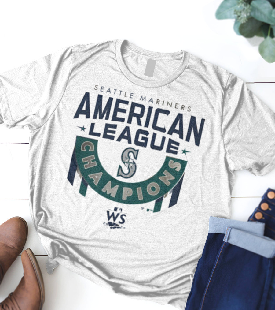 Seattle Mariners American League Champions 2025 Baseball T-Shirt