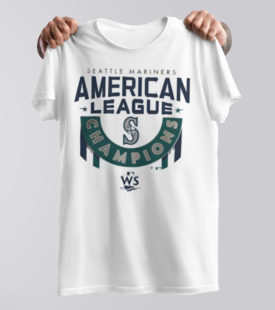 Seattle Mariners American League Champions 2025 Baseball T-Shirt