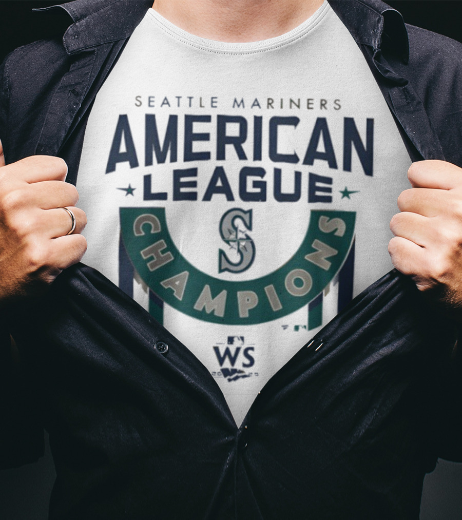 Seattle Mariners American League Champions 2025 Baseball T-Shirt
