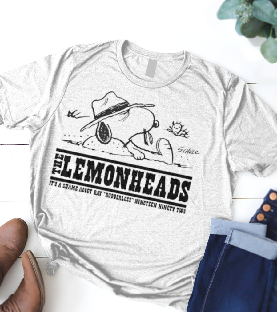 Lemonheads Snoopy Rudderless Tour Design T-Shirt