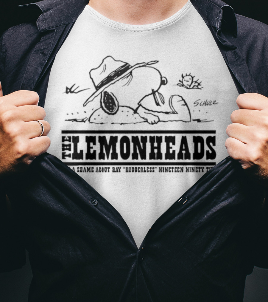 Lemonheads Snoopy Rudderless Tour Design T-Shirt