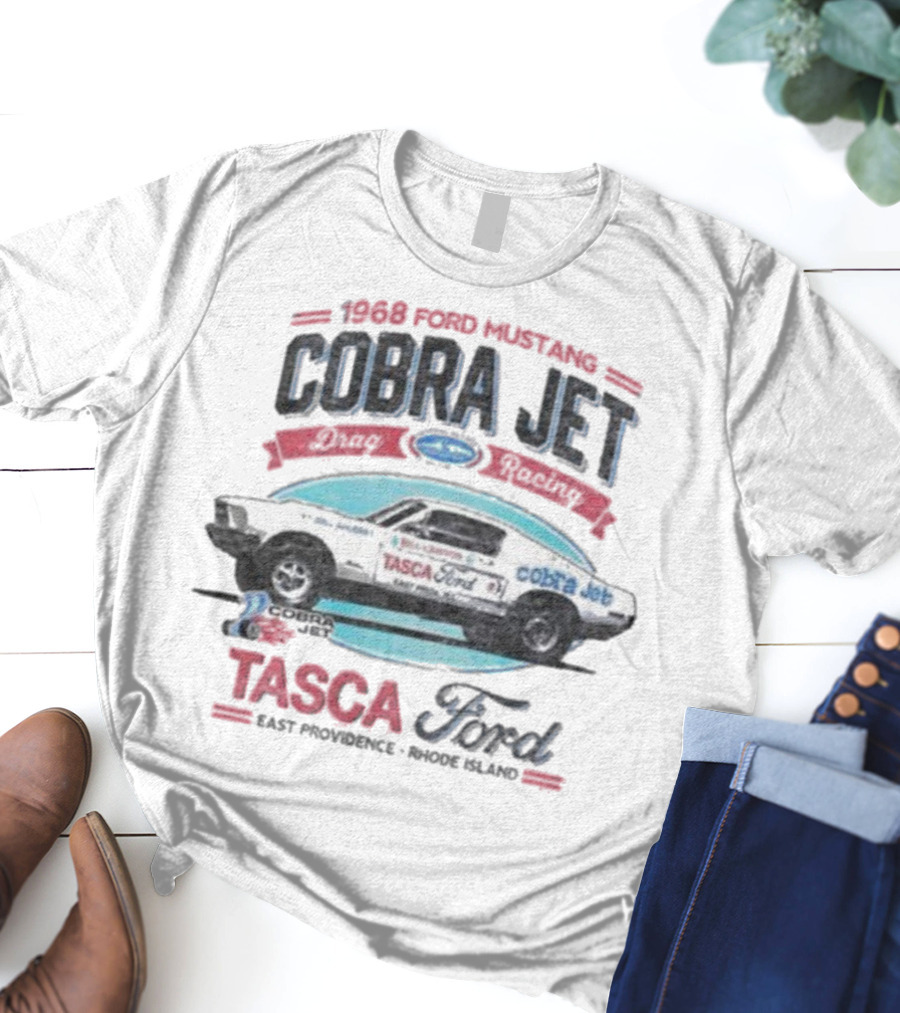 1968 Ford Mustang Cobra Jet Tasca Ford East Providence Rhode Island T-Shirt