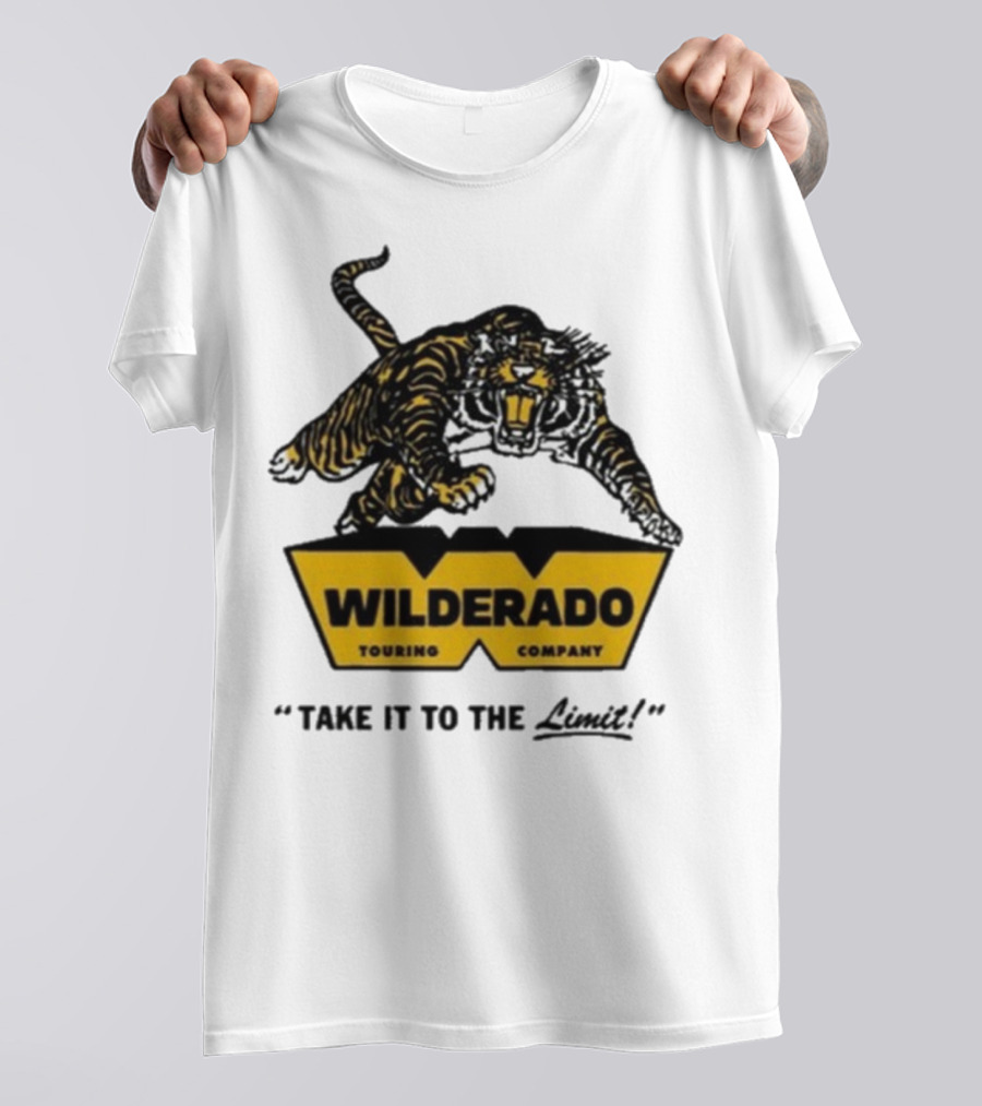 Wilderado Touring Company Take It To The Limit Tiger Logo T-Shirt
