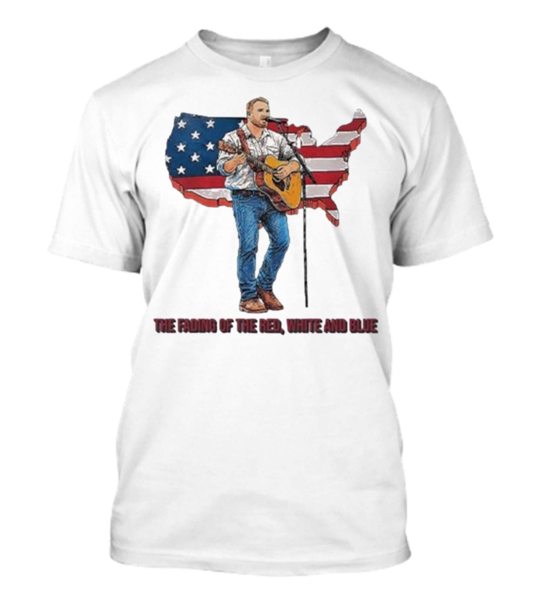Zach Bryan The Fading Of The Red White And Blue T-Shirt