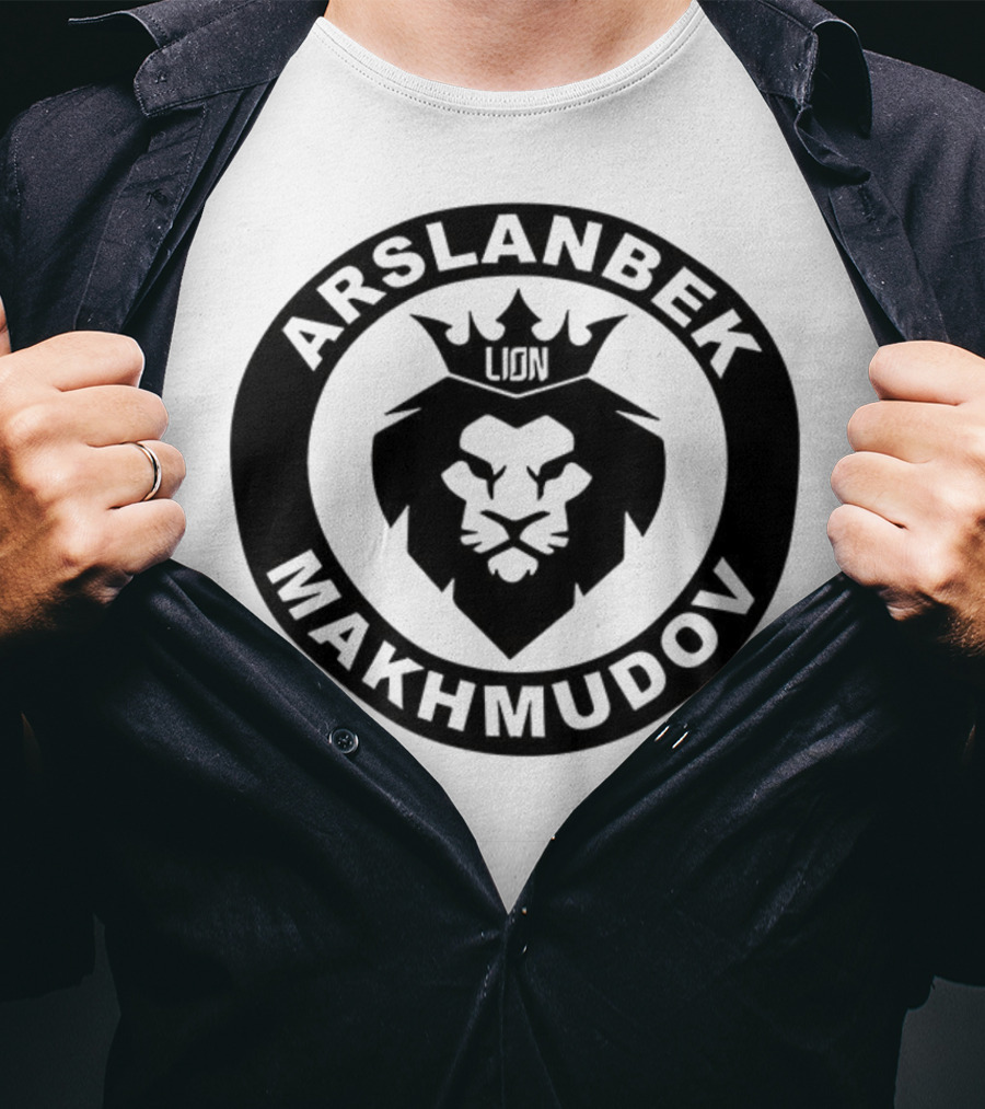Arslanbek Makhmudov Lion Emblem T-Shirt
