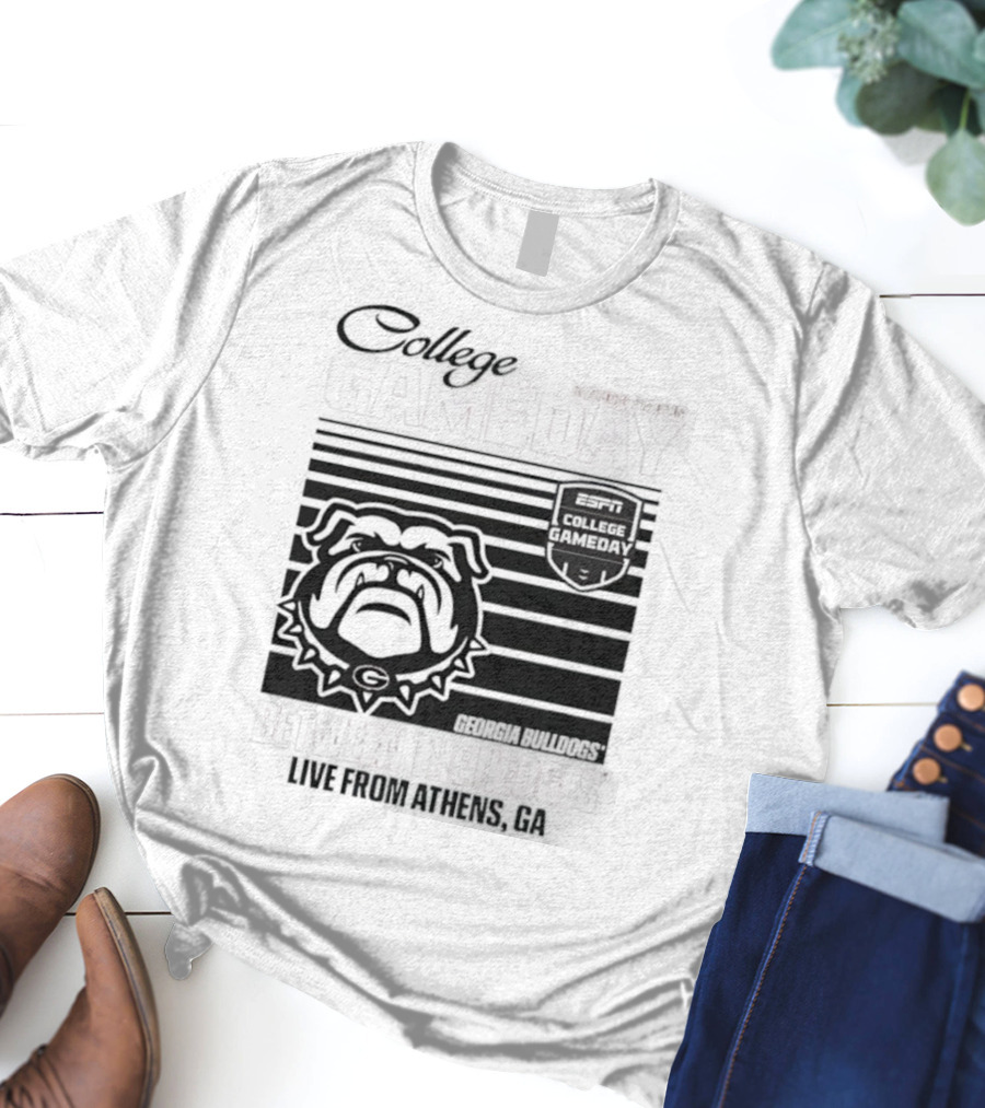 College GameDay Georgia Bulldogs Athens GA Live Show T-Shirt