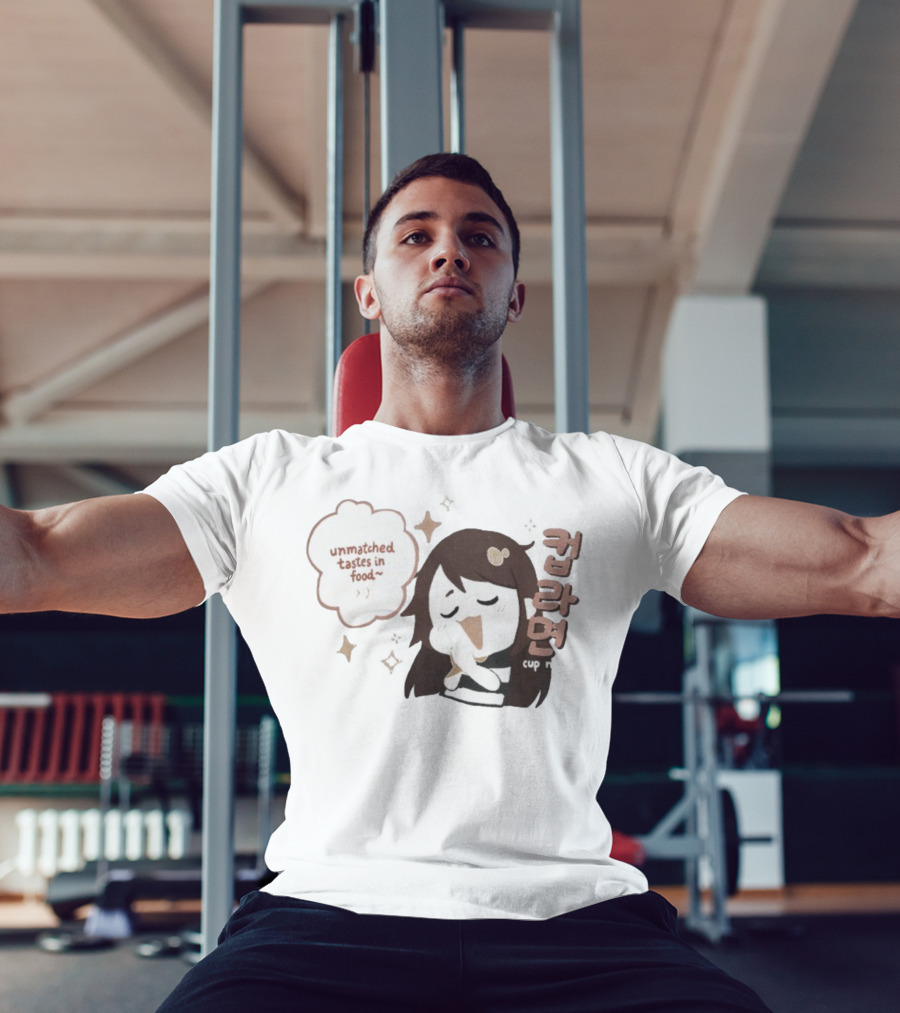 Emirichu Cup Noodles Unmatched Tastes In Food Cute Character Style T-Shirt