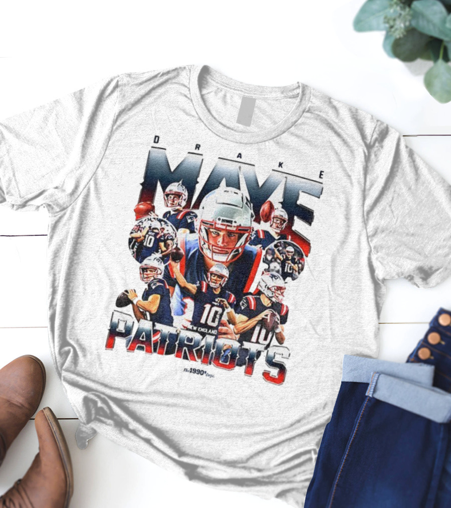 Drake Maye New England Patriots NFL Super Bowl 2025 T-Shirt