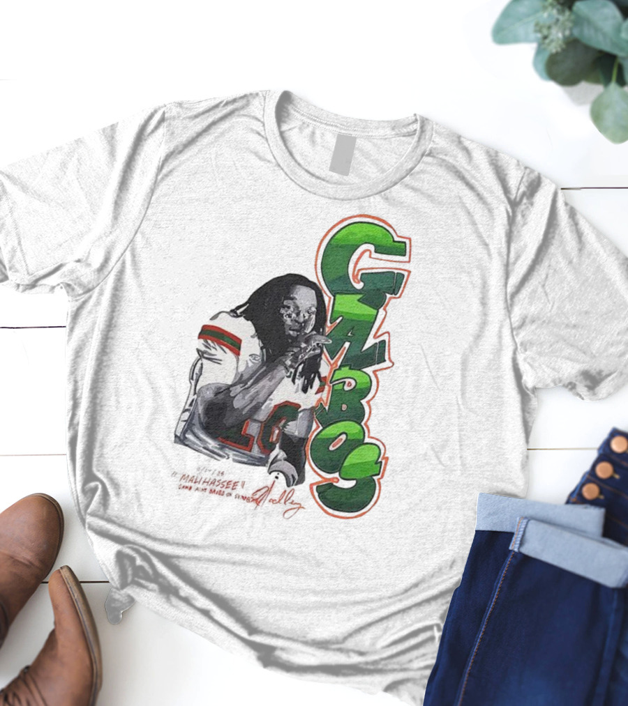 Malachi Toney Gabos Miami Hurricanes Malihassee Signature T-Shirt