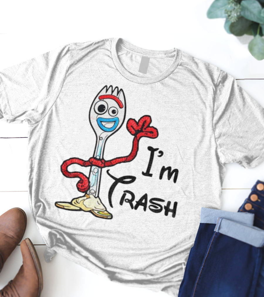 I’m Trash Fork Toy Story Pixar Character T-Shirt