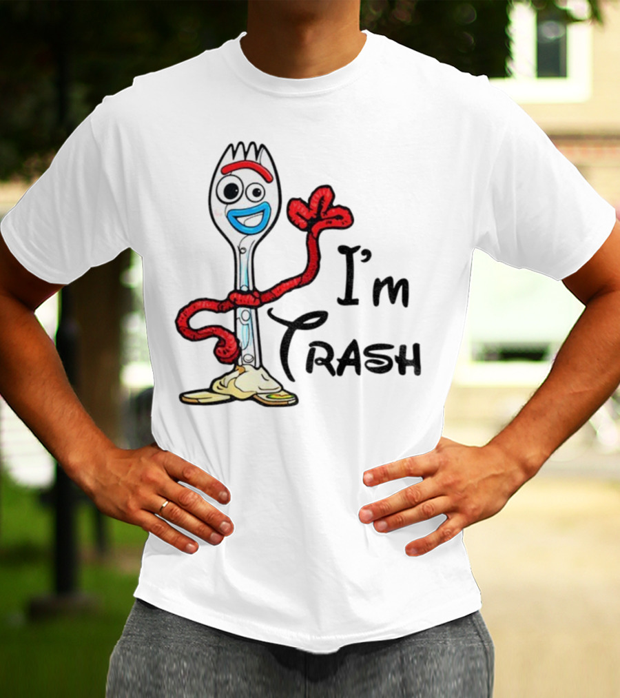 I’m Trash Fork Toy Story Pixar Character T-Shirt