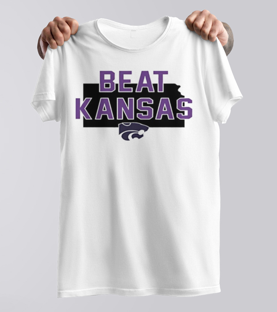 Beat Kansas K-State Wildcats Fans Spirit T-Shirt