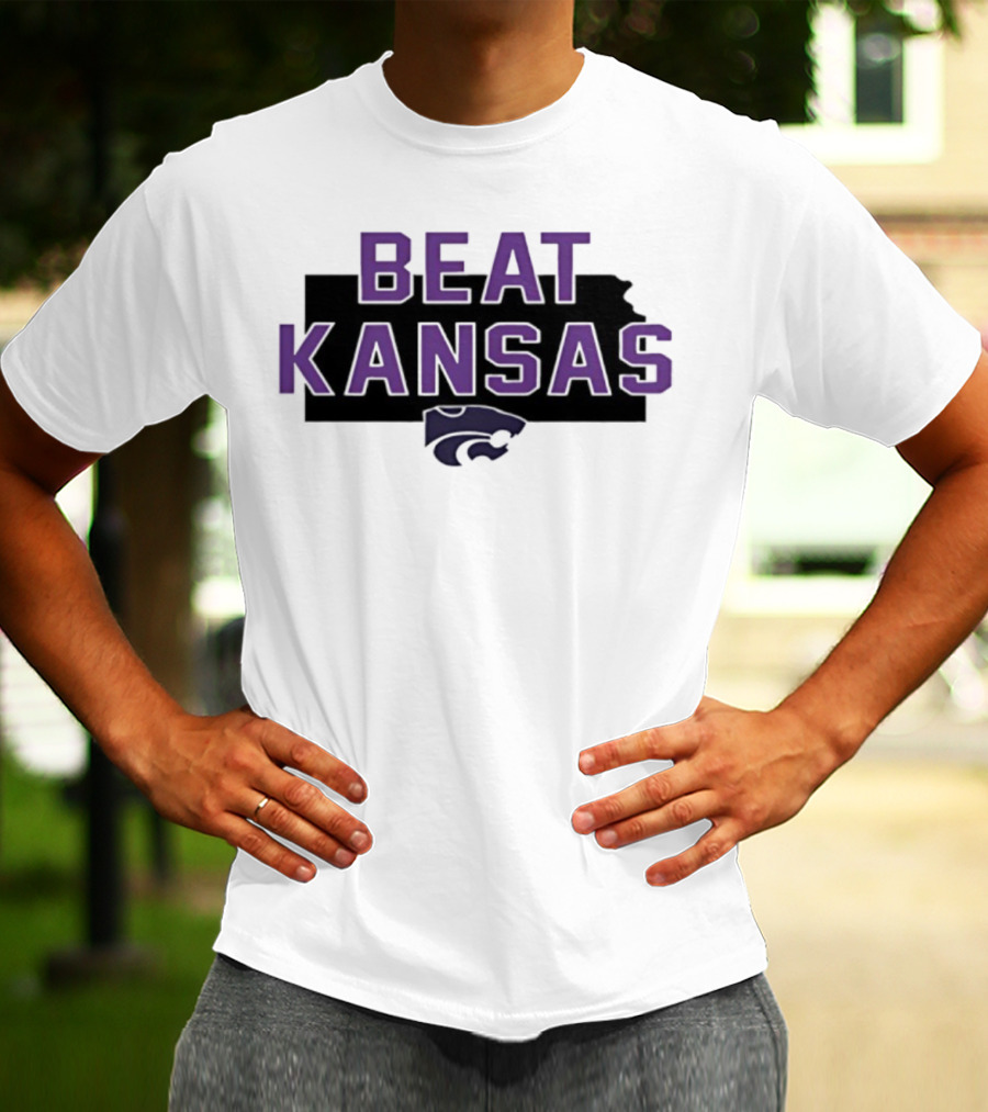 Beat Kansas K-State Wildcats Fans Spirit T-Shirt