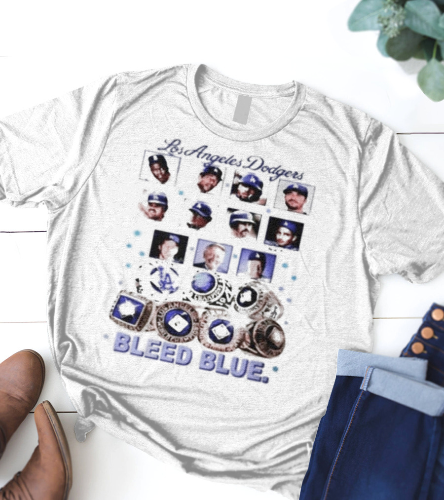 Los Angeles Dodgers Bleed Blue Signature Team Legends T-Shirt