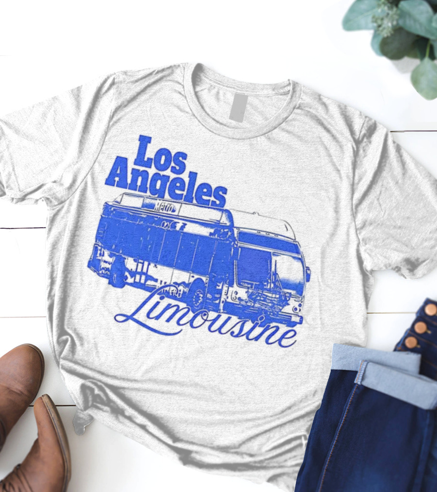 Los Angeles Limousine Retro Bus Experience T-Shirt