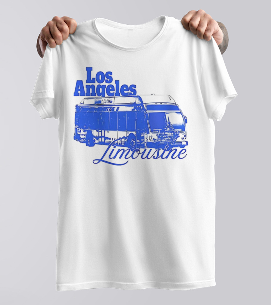 Los Angeles Limousine Retro Bus Experience T-Shirt