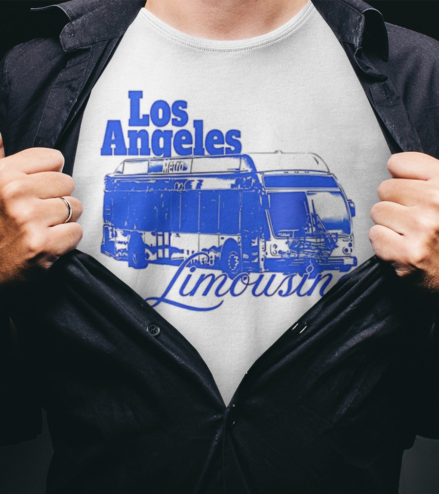 Los Angeles Limousine Retro Bus Experience T-Shirt