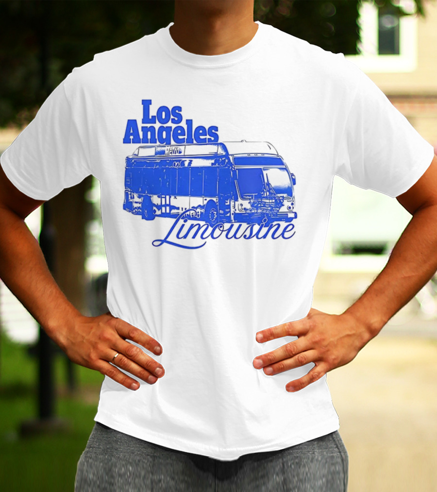 Los Angeles Limousine Retro Bus Experience T-Shirt