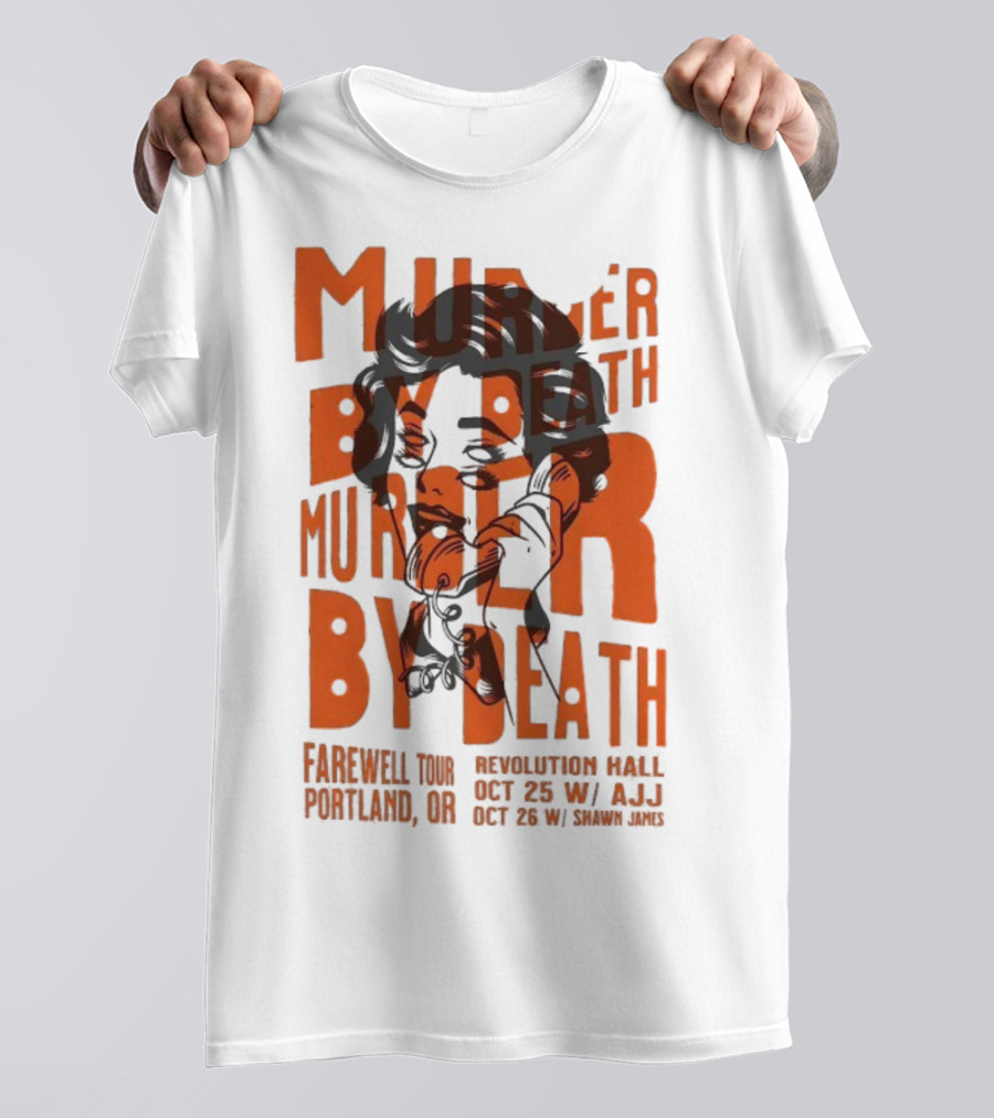 Murder By Death Farewell Tour Portland Revolution Hall Oct 23 24 2025 T-Shirt