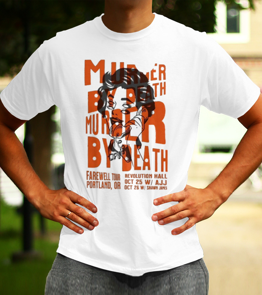 Murder By Death Farewell Tour Portland Revolution Hall Oct 23 24 2025 T-Shirt