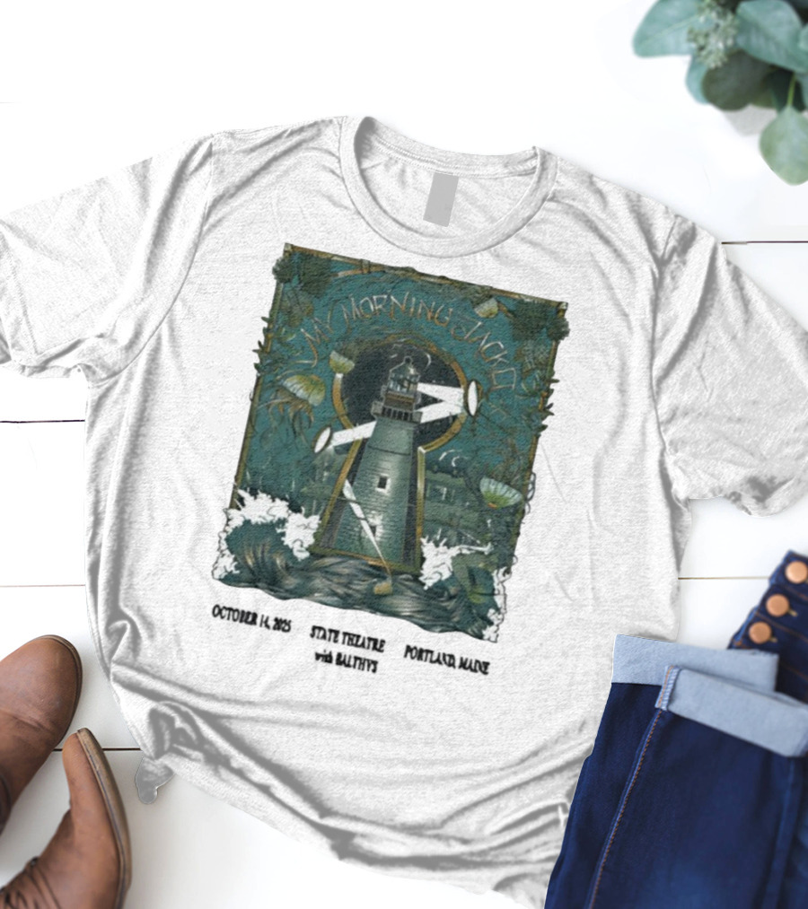 My Morning Jacket Lighthouse Portland ME October 2025 T-Shirt