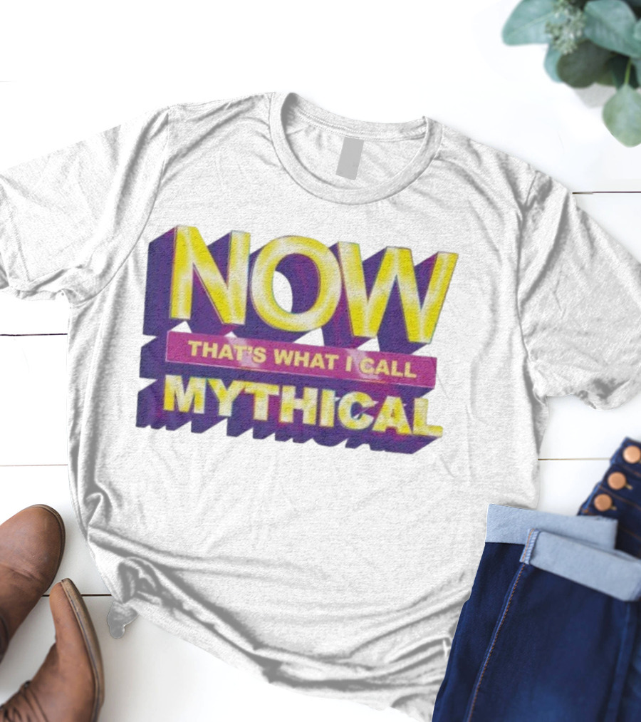 NOW That’s What I Call Mythical Retro 3D Text Style T-Shirt